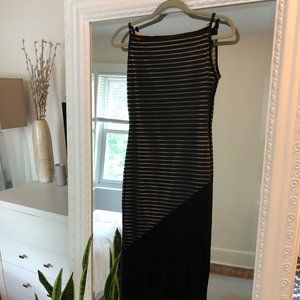 Black & Tan Cocktail Dress